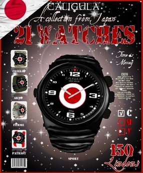 Second Life Marketplace - 21 JAPAN ARMY WATCHES